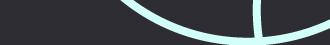 Interlocking curved turquoise lines on black background
