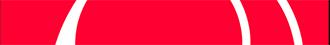 Curved white lines on red background