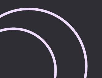 Non-interlocking lavender circles on black background